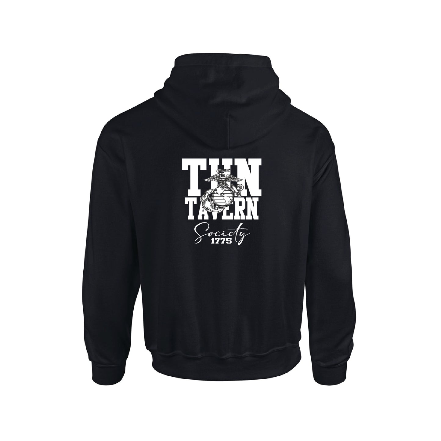 MARINE CORPS AMERICAN ORIGINAL HOODIE- Tun Tavern Black White