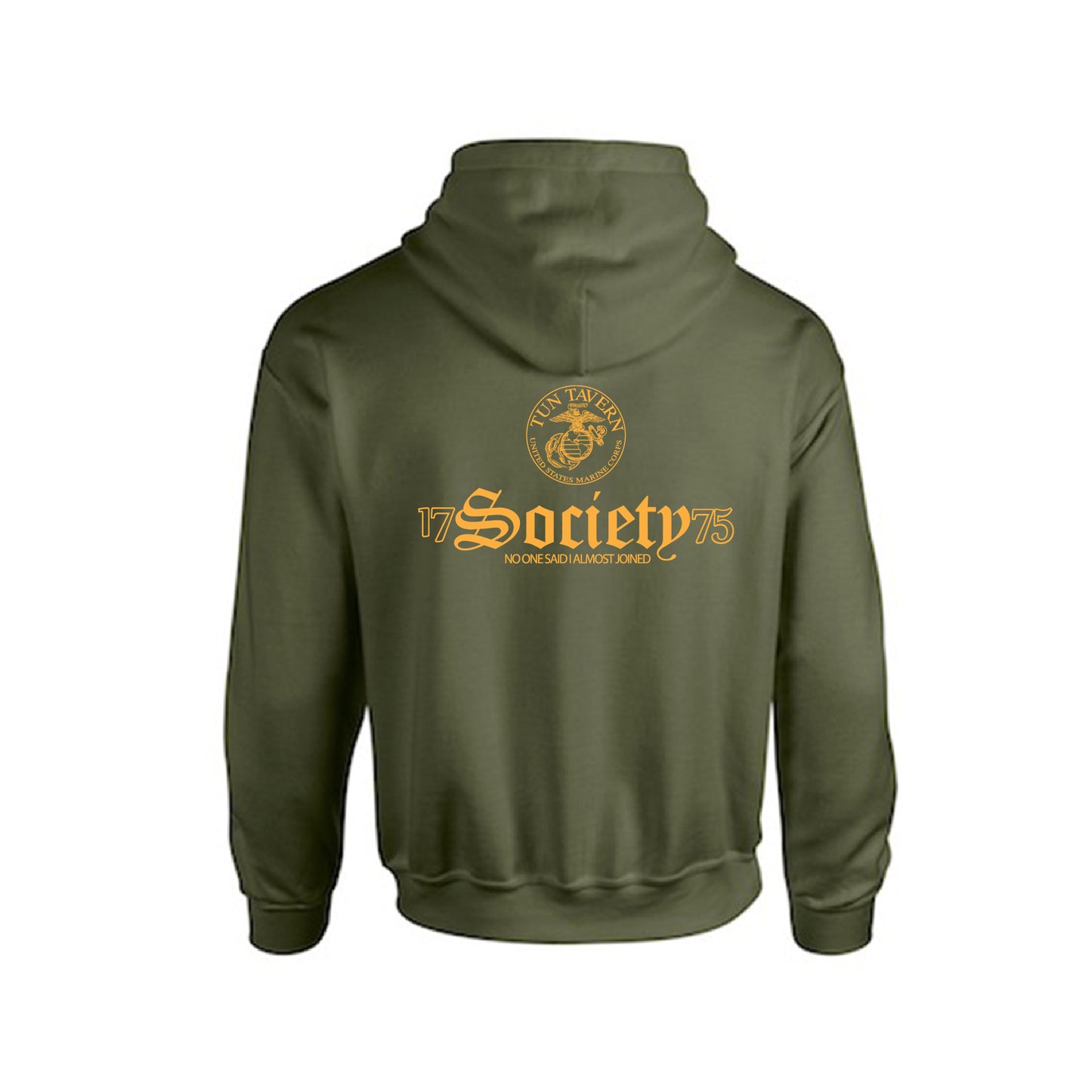 MARINE CORPS AMERICAN ORIGINAL HOODIE- Society Yellow White