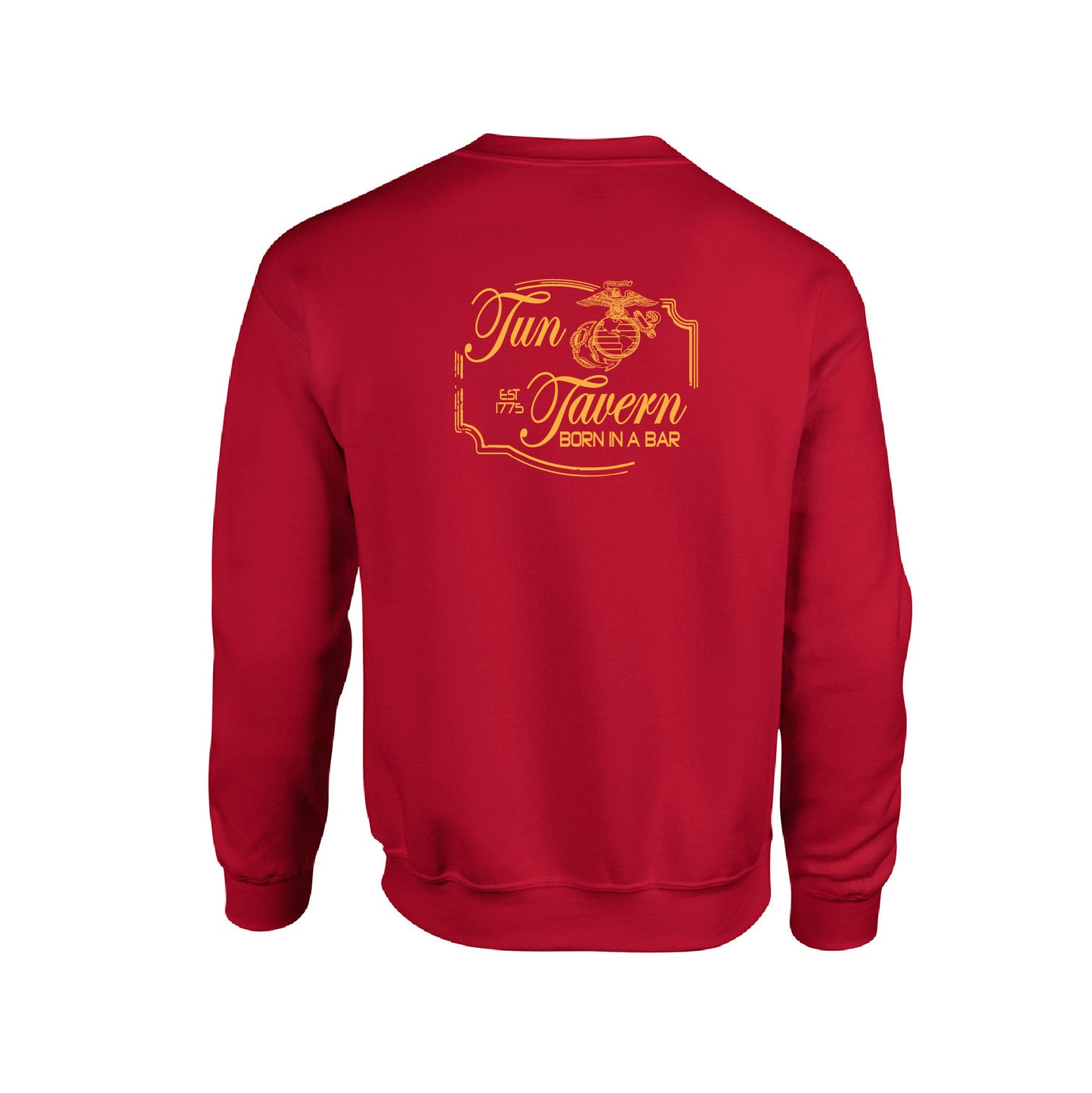 USMC AMERICAN ORIGINAL CREW- Tun Tavern Red Gold