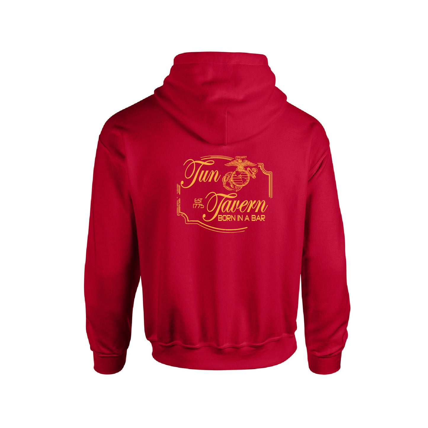 MARINE CORPS AMERICAN ORIGINAL HOODIE- Tun Tavern Red Gold